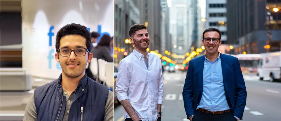 Amine Anoun of Evisort and Edward Woodford and Brian Liston of Seed CX