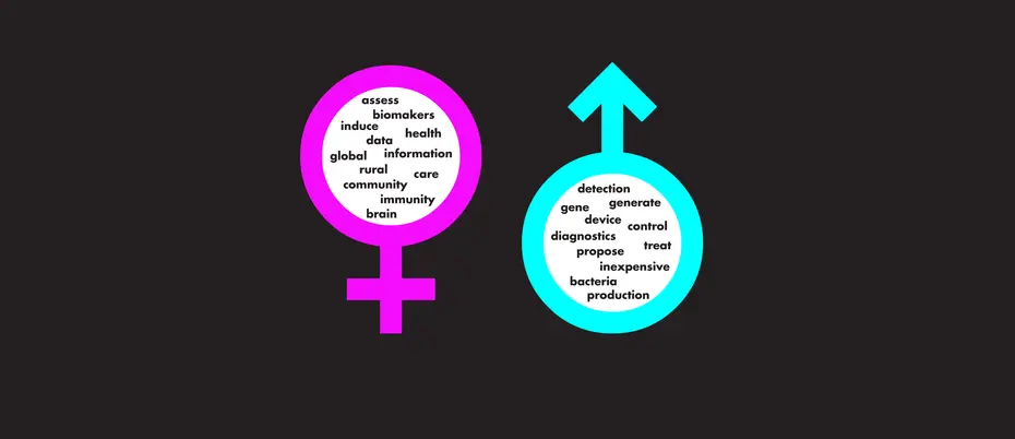 Gender narrow and broad words