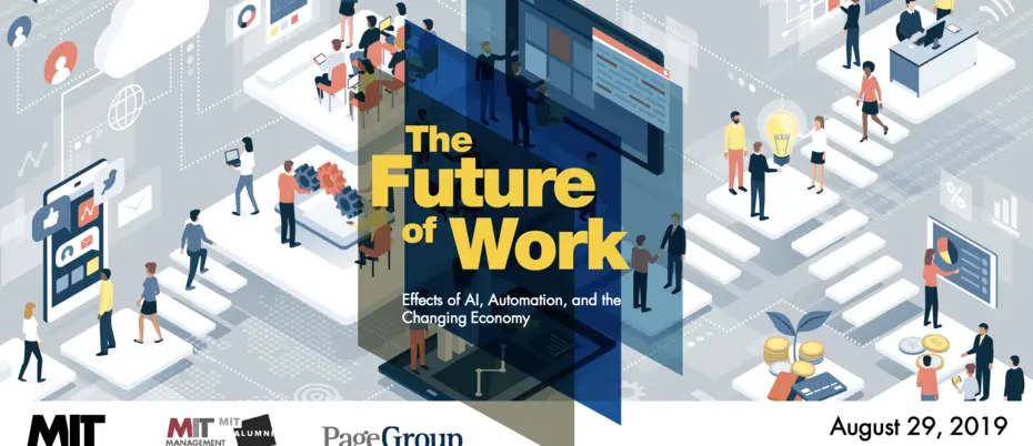 Logo with sponsors of the Future of Work Brazil conference.