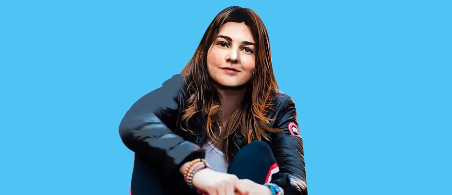 A photo illustration of YouTube tech reviewer Jacklyn Dallas of the NothingButTech channel.