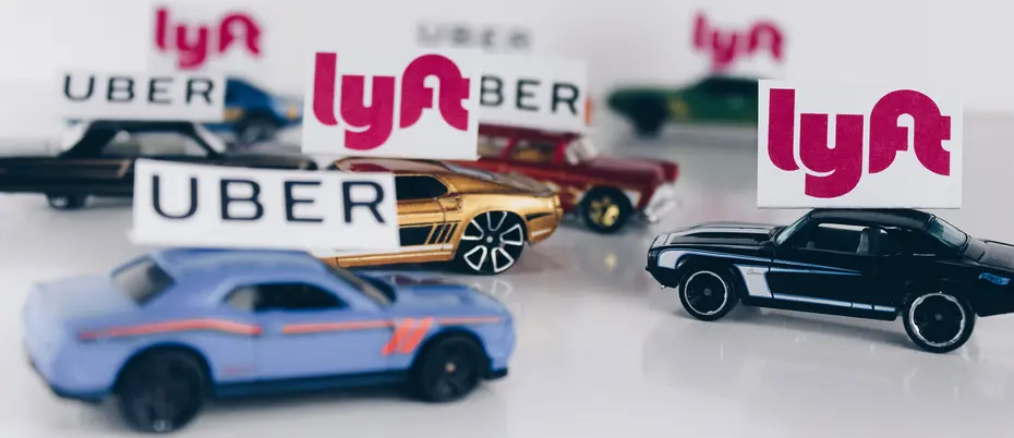 Uber Lyft cars