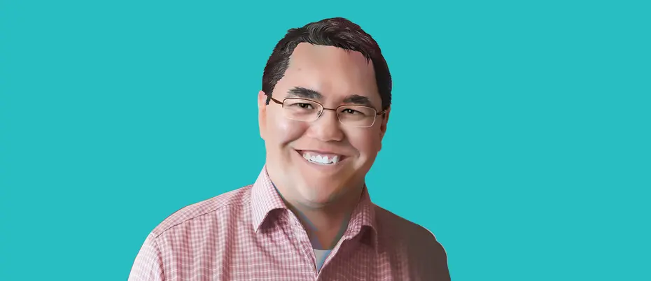 Photo illustration of MIT Sloan alumnus George Chu
