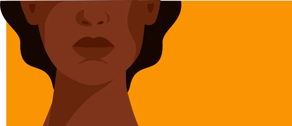 Portrait of a woman of color