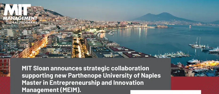 Banner announcing Parthenope collaboration.