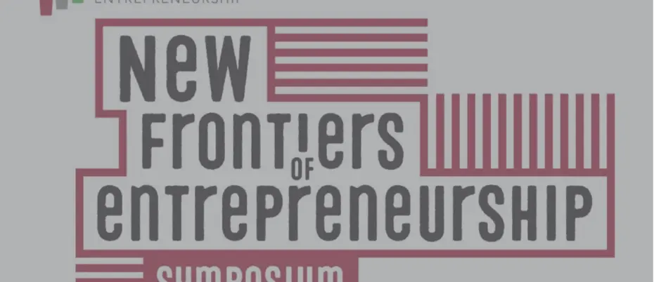 New frontiers for entrepreneurship banner