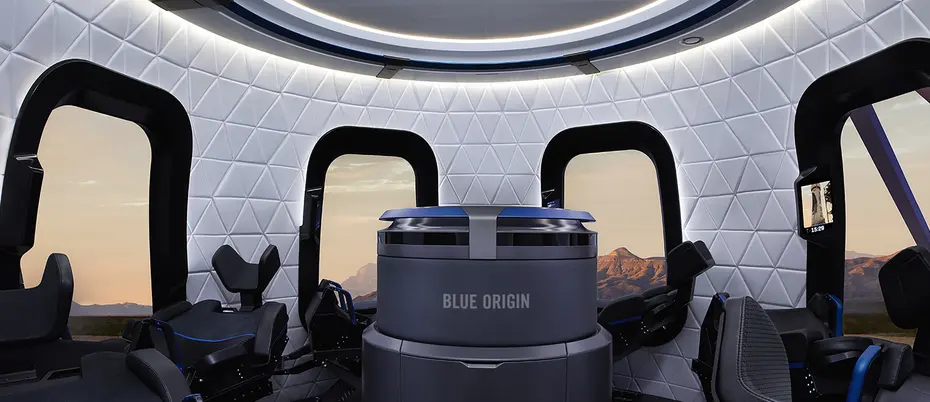 View from inside capsule