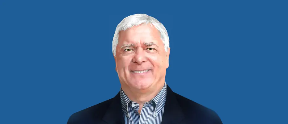 Photoillustration of Blue Goose Capital co-founder Doug Zingale