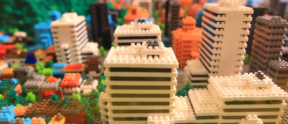 A city made of legos