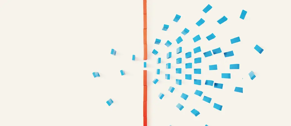 A bottleneck occurs with boxes