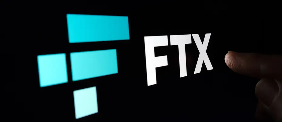 Computer screen showing FTX acronym 
