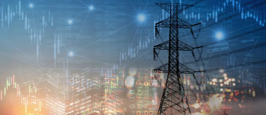 Data and power lines graphic