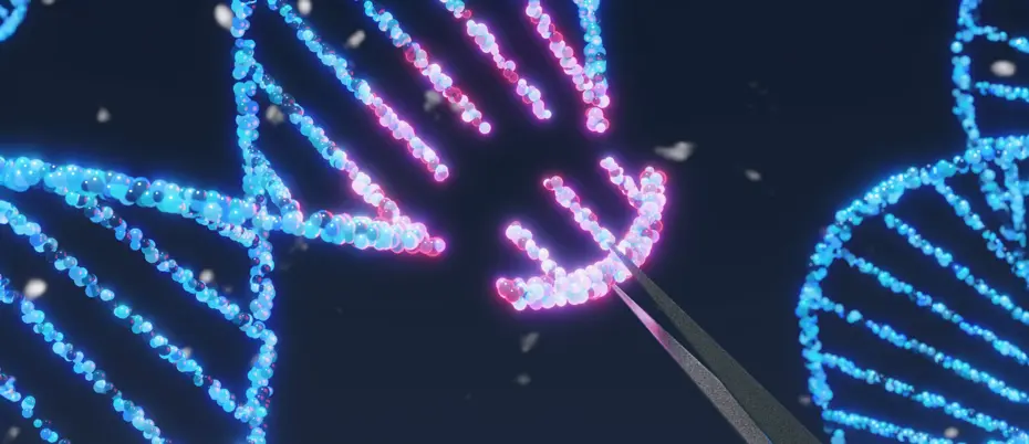 Forceps editing DNA strand