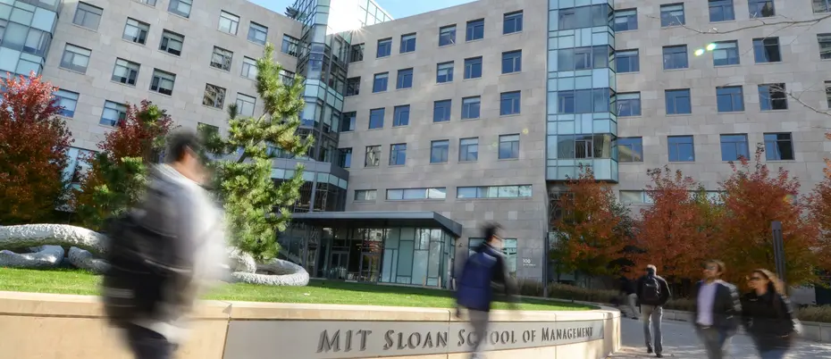 MIT Sloan School of Management E62 campus outdoors
