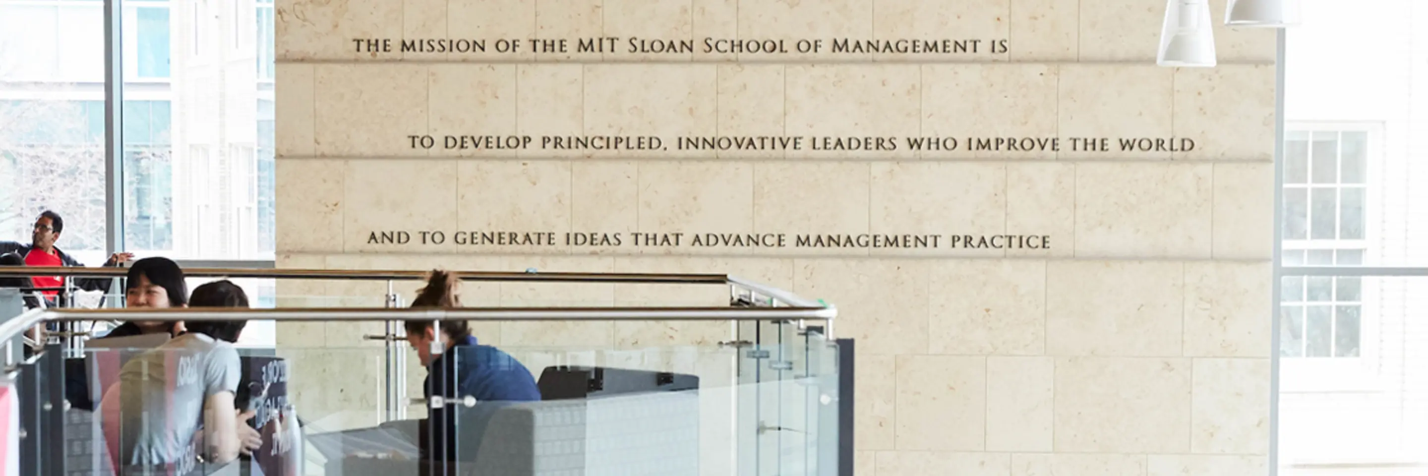 MIT Sloan Mission Wall