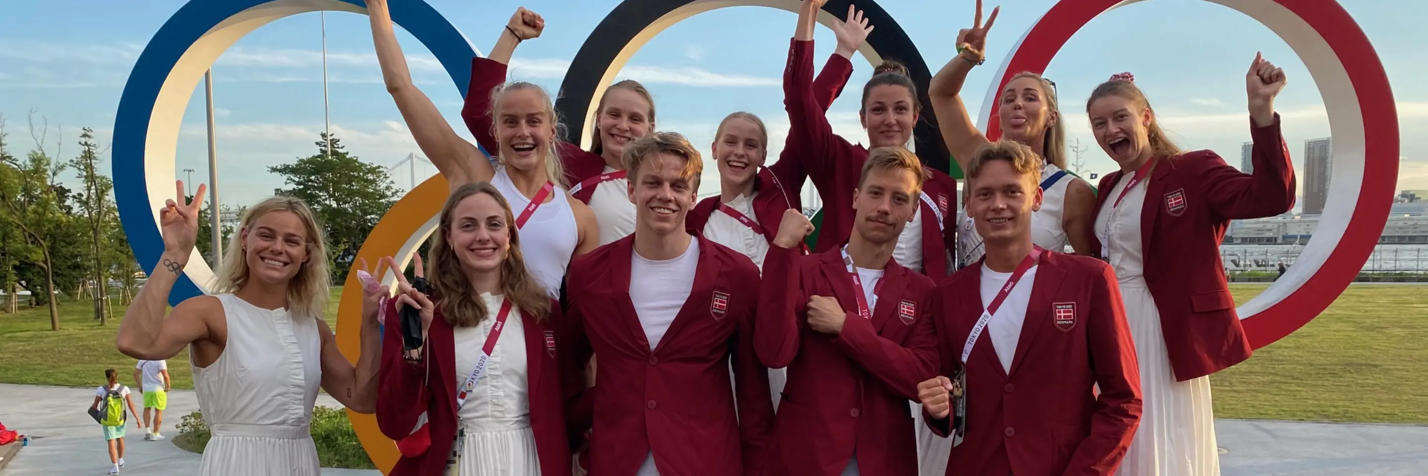 A photo of Olympians