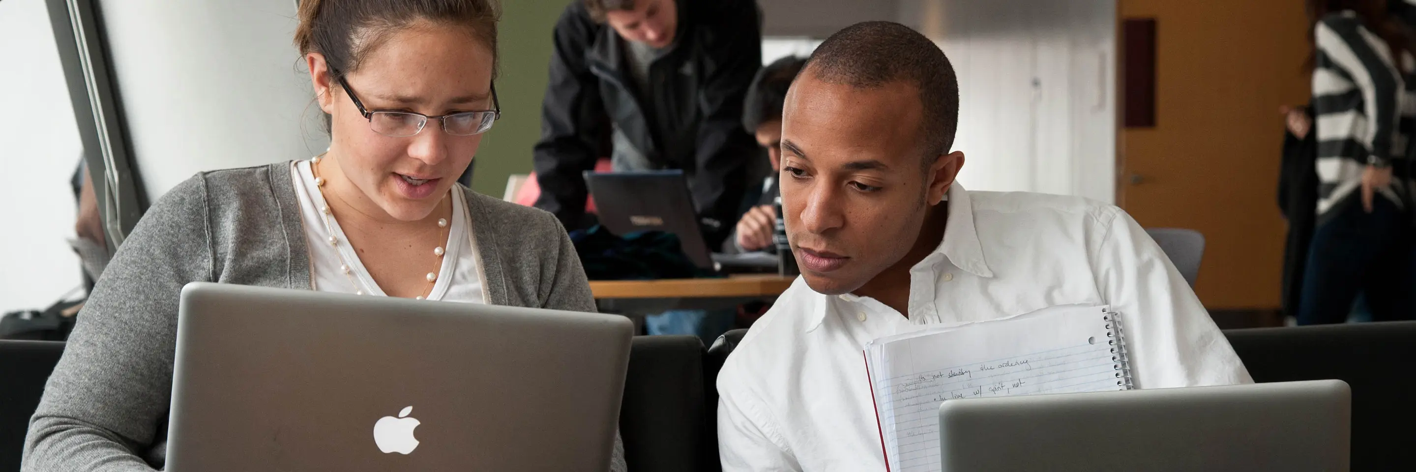 Image of students working