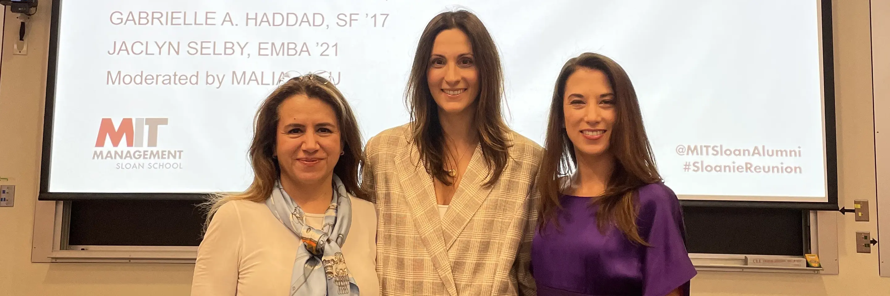 Alumnae founders panel members