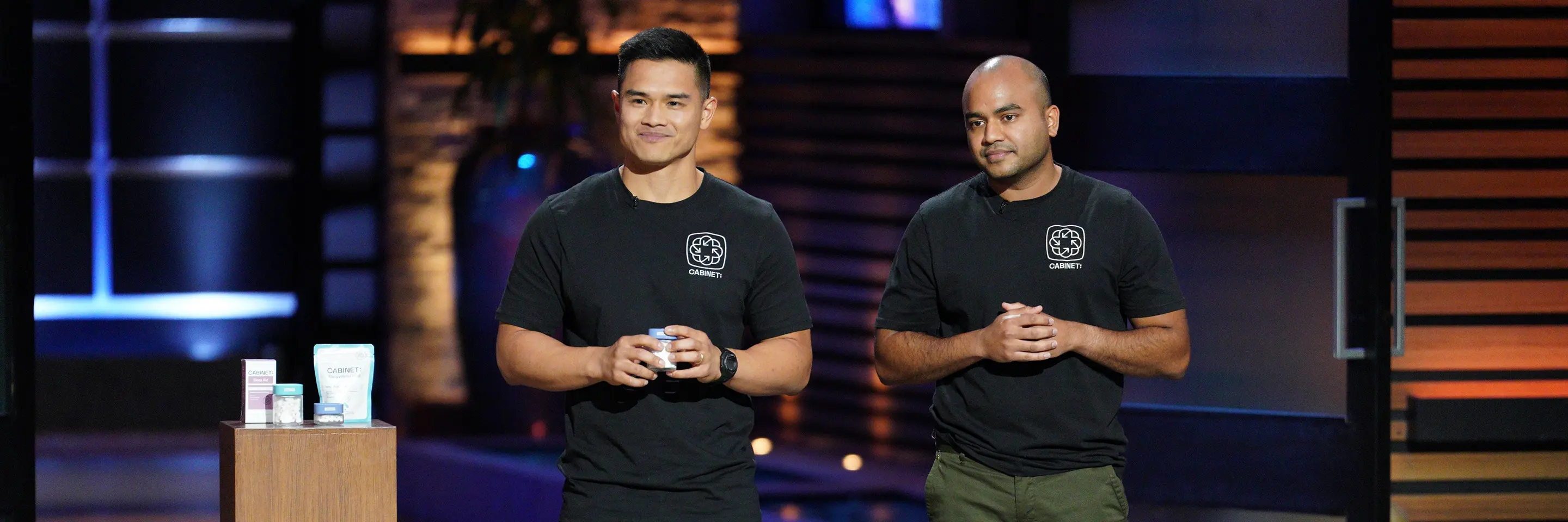 Russell Gong and Achal Patel pitch Cabinet Health on 'Shark Tank'