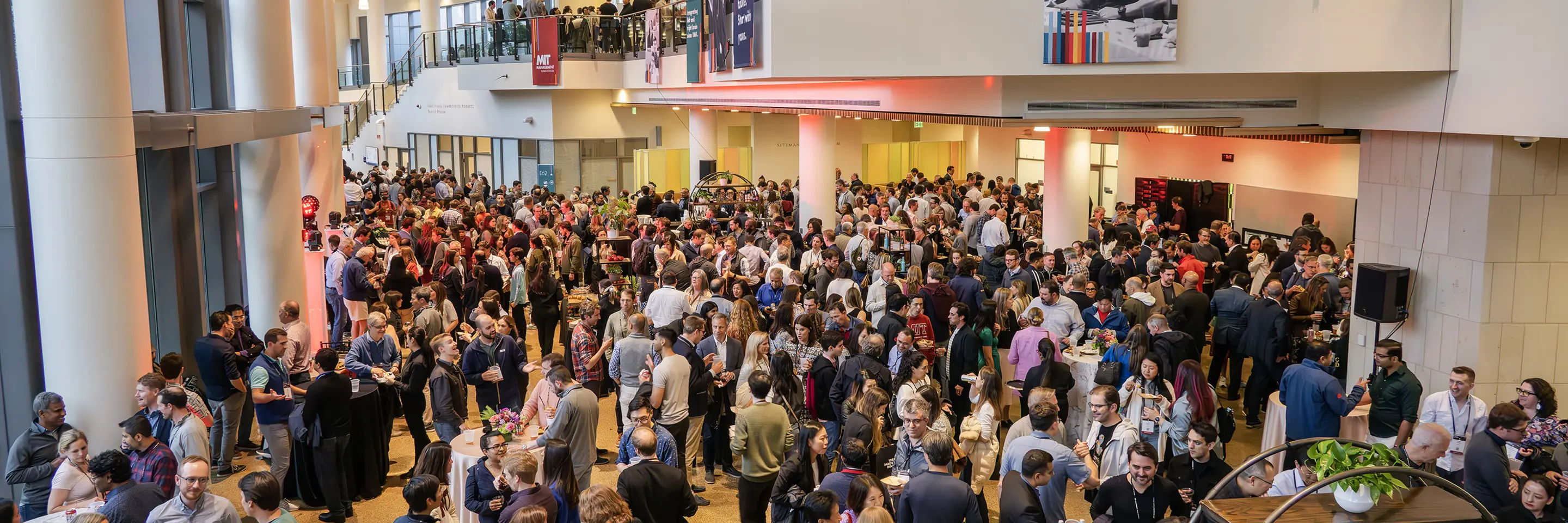 Alumni gather in E62 for the Consumption Function at MIT Sloan Reunion 2023