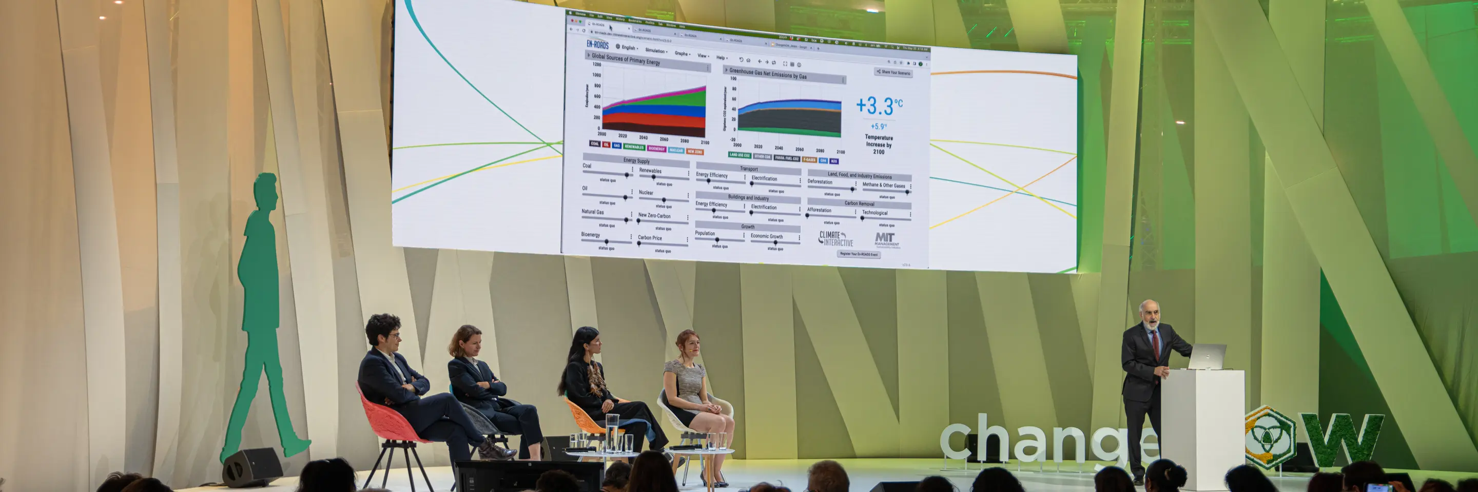 Professor Sterman at ChangeNOW