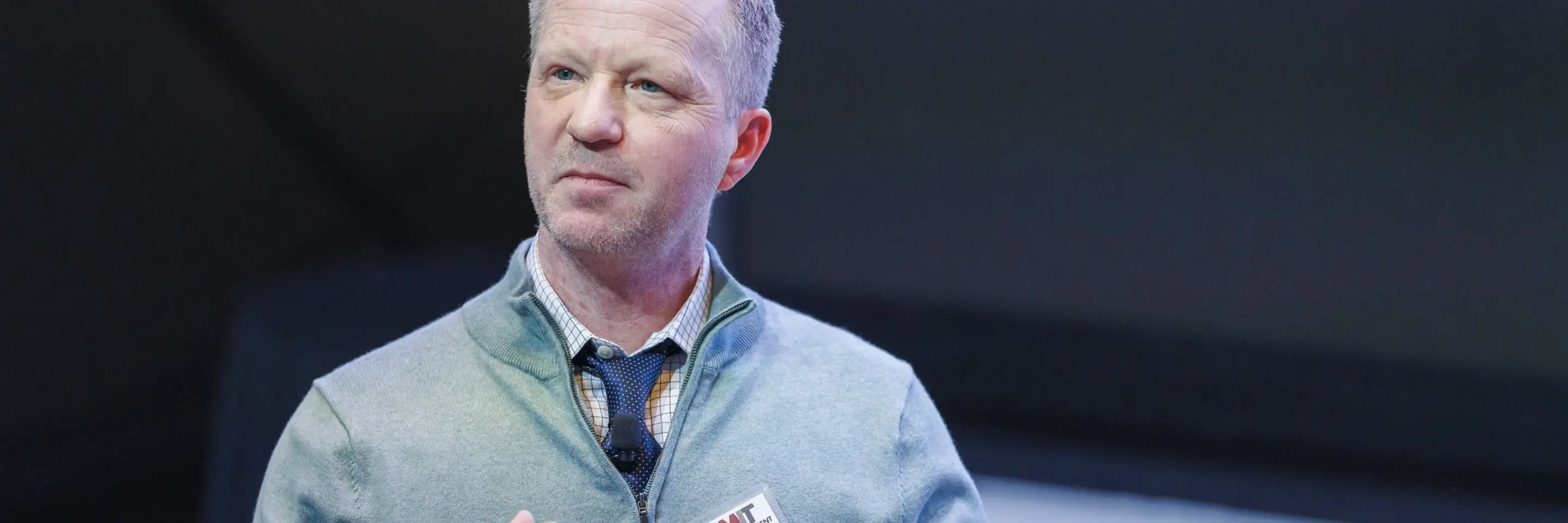 Christopher Knittel during his talk.