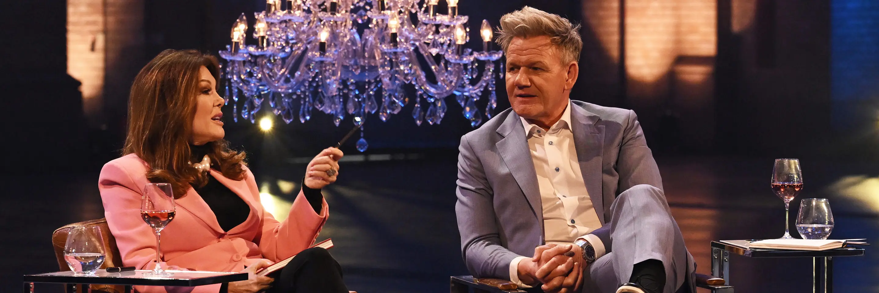Lisa Vanderpump and Gordon Ramsay