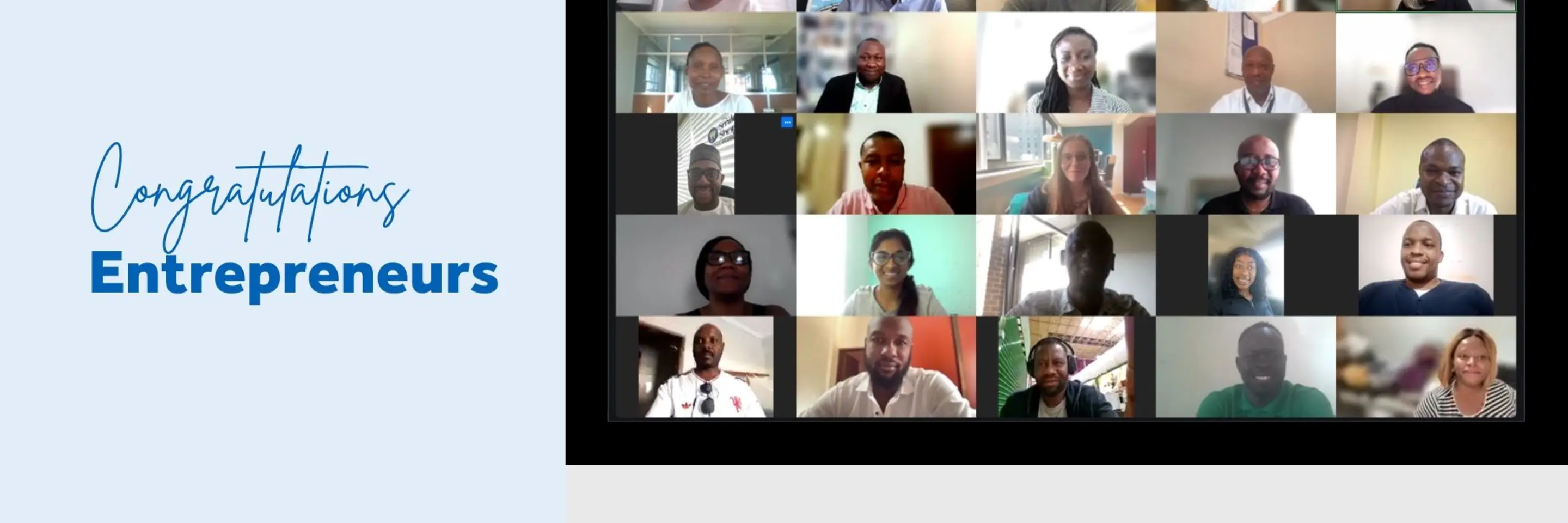graphic of a computer showing a online meeting