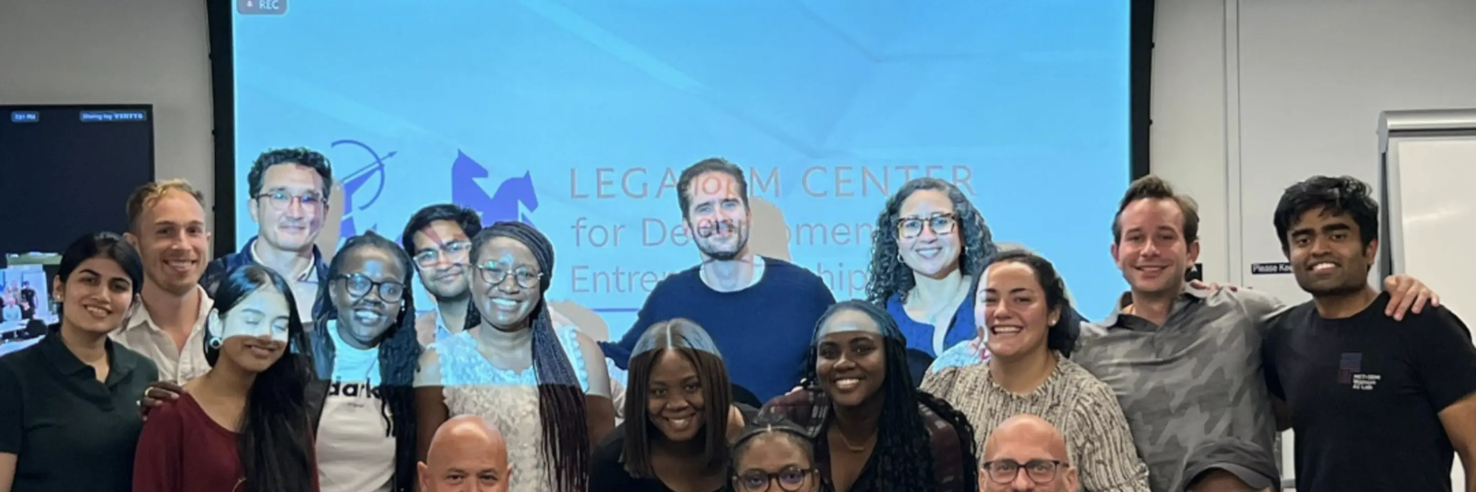 Group photo of the 2024 - 2025 Student Fellows Standing Together on the First day of Class