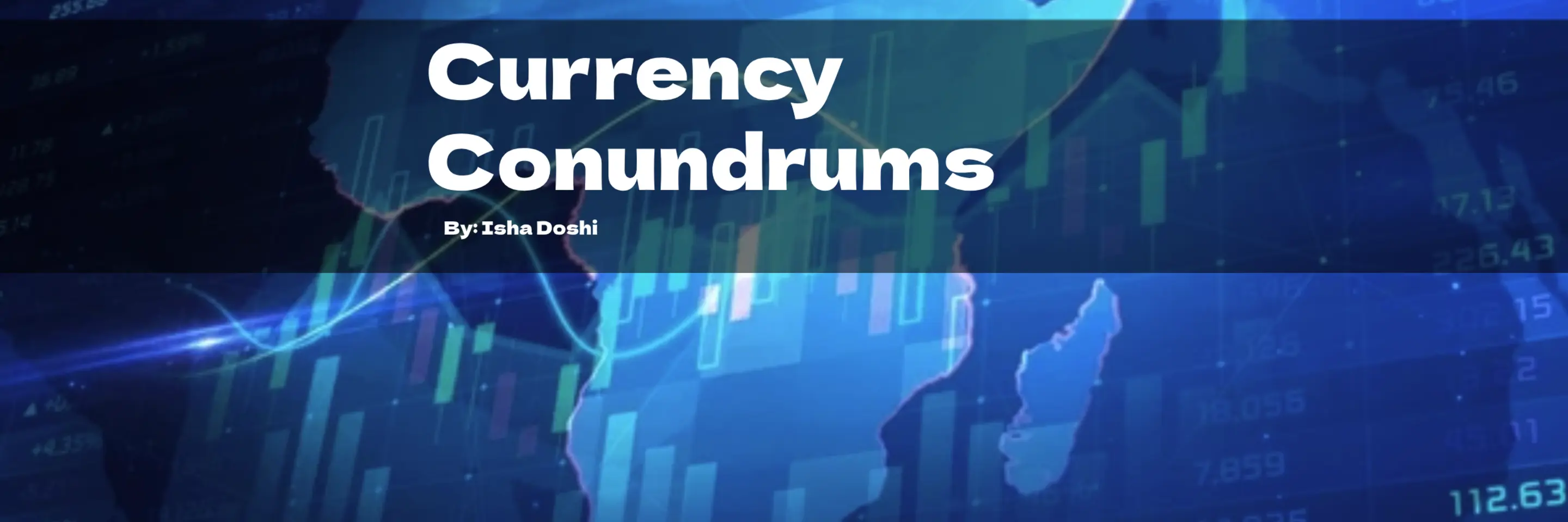 Visual Graphic for Blog Post: Currency Conundrums Graphic