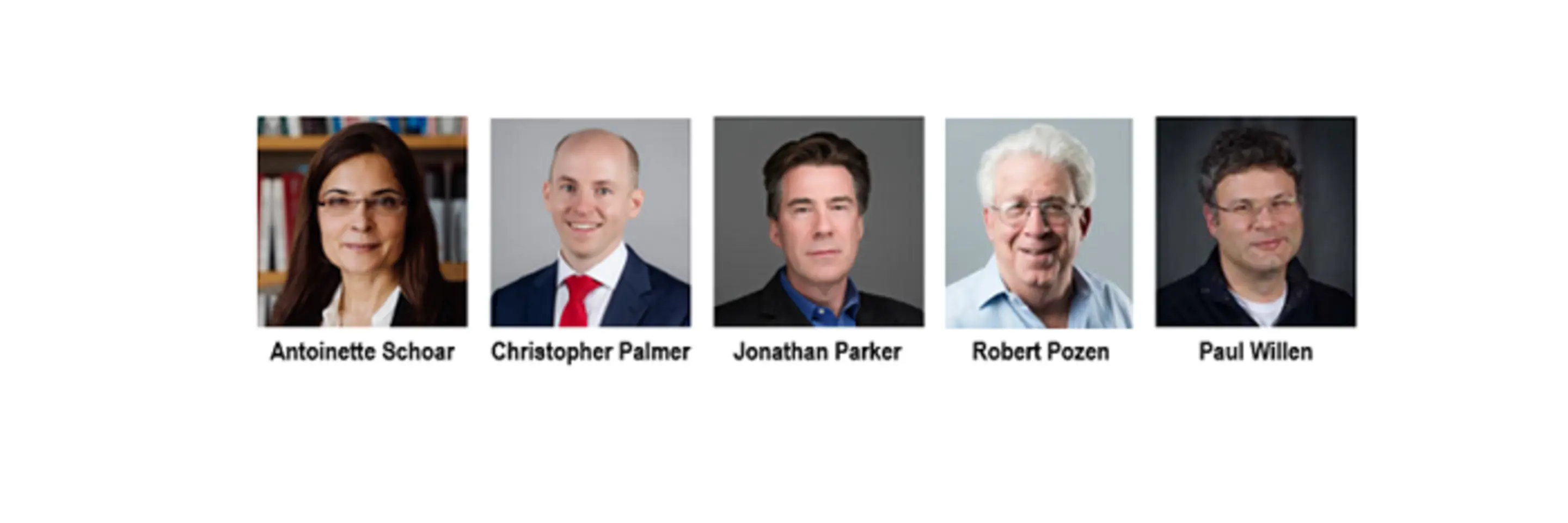 Photos of Antoinette Schoar, MIT (Moderator) Christopher Palmer, MIT Jonathan Parker, MIT Robert Pozen, MIT Paul Willen, Federal Reserve Bank of Boston