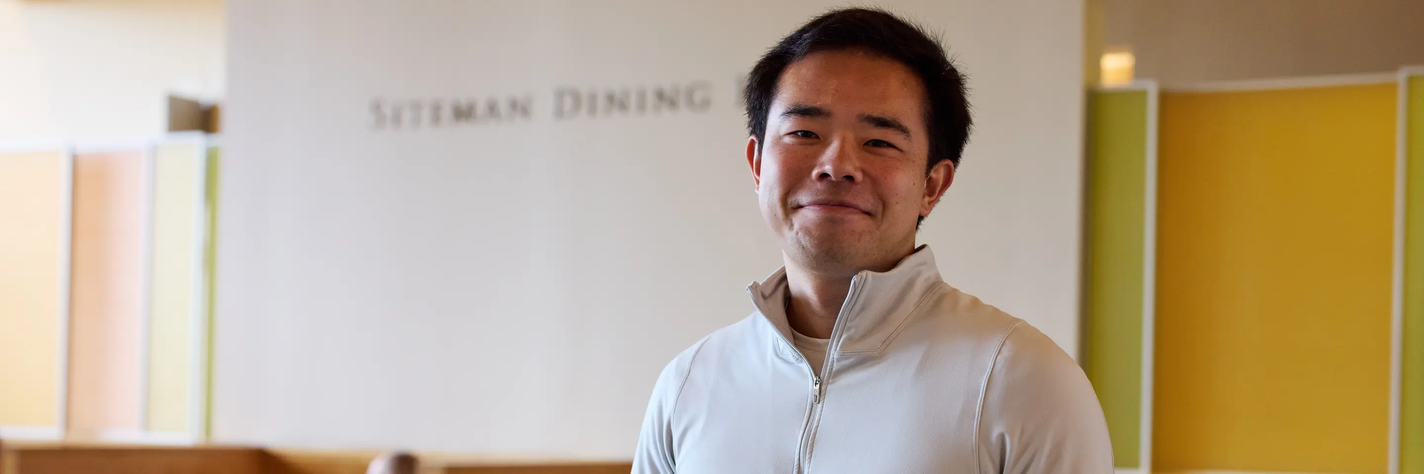 Patrick Yeung smiles at the camera