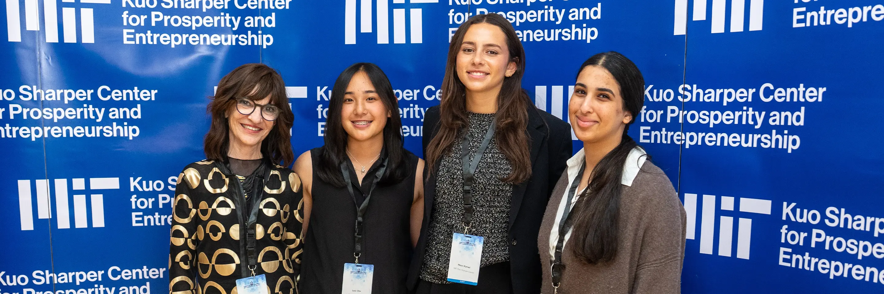 Gisele Blog Header with Interns and Andrea Kates