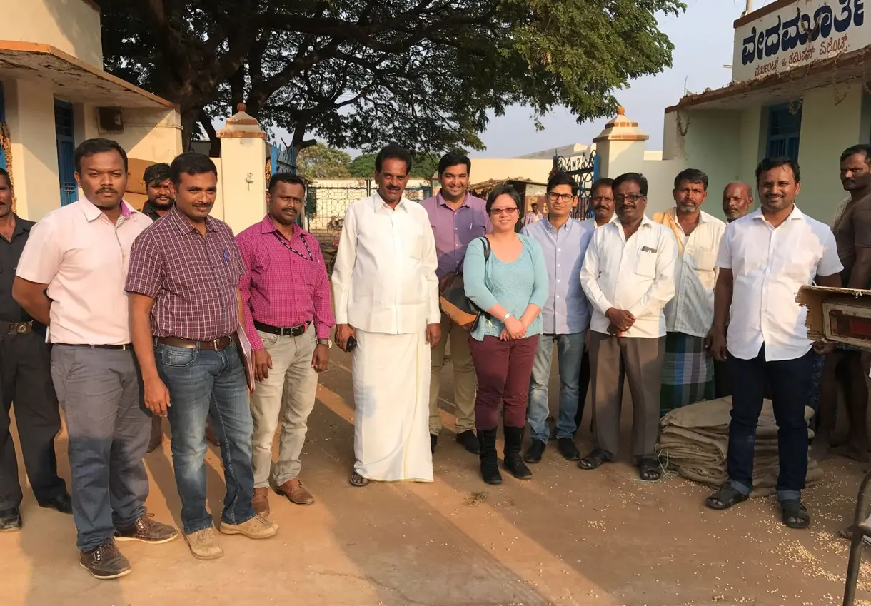 Professor Karen Zheng with Collaborators in India