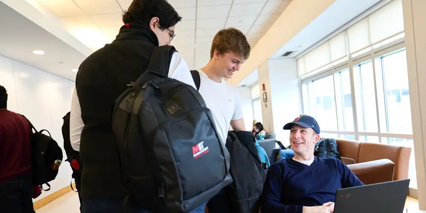 Sandro, Alex, and Chris talking