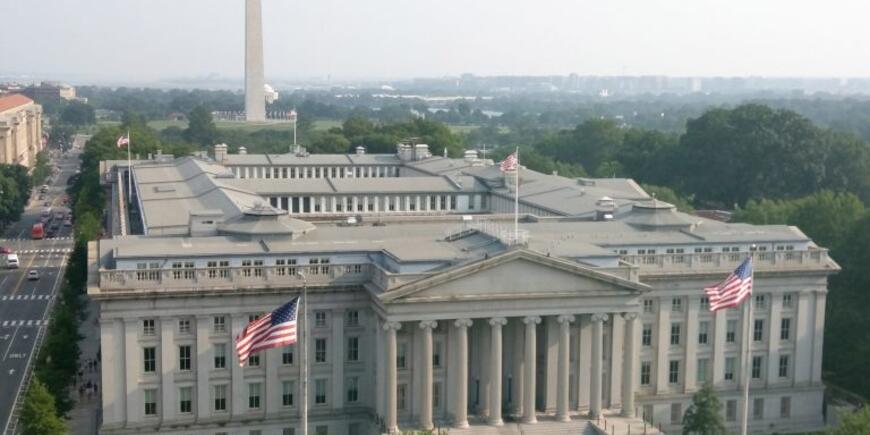 image of US treasury building