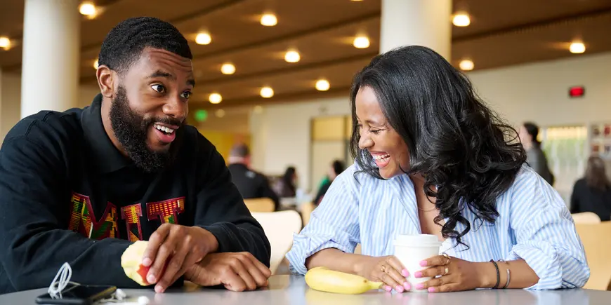 Lili with classmate, Brian Johnson