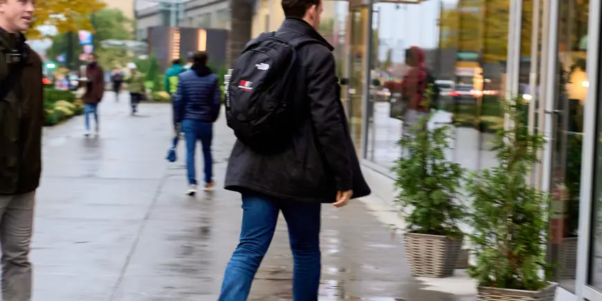 Jack O'Brien walks into a Cambridge restaurant.