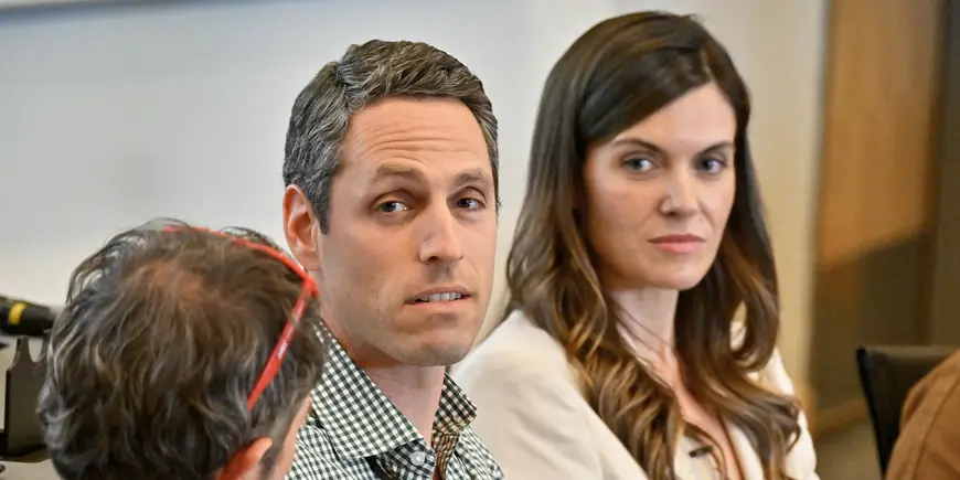 Alexander Borschow and Diana Ganz discuss sustainable ventures at MIT Sloan Reunion 2024.