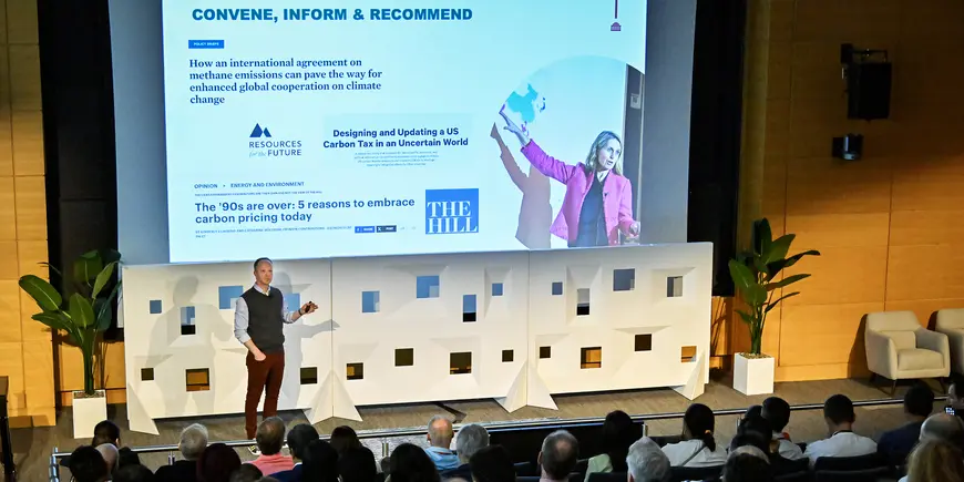 Christopher Knittel discusses the MIT Climate Policy Center at MIT Sloan Reunion 2024.