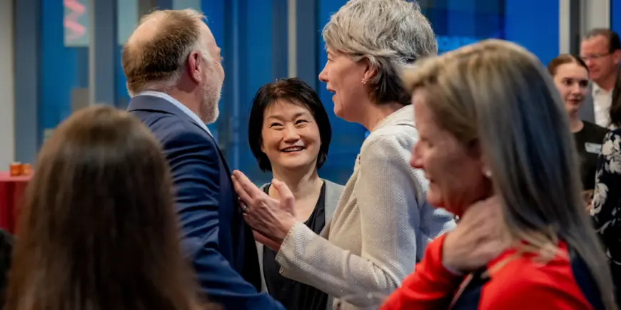 Old friends and classmates reconnect at alumni event