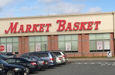 Market Basket Store with cars in parking lot