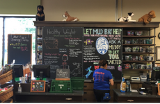 The interior of a Mud Bay pet store