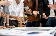2023 Healthcare Lab Poster Session: Eight Student Teams Presented Results of their Real-world Projects