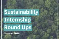 2018 Sustainability Intern Roundup Report
