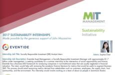 2017 Sustainability Intern Roundup Report