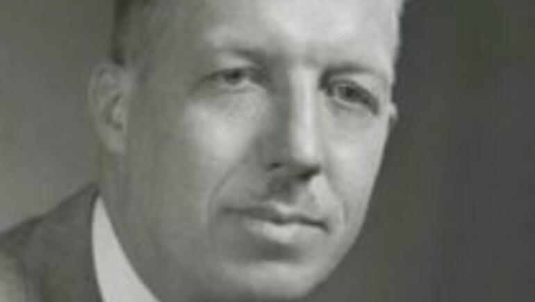 Image of Douglas McGregor in black and white