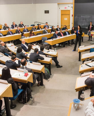 MIT EMBA Classroom with students