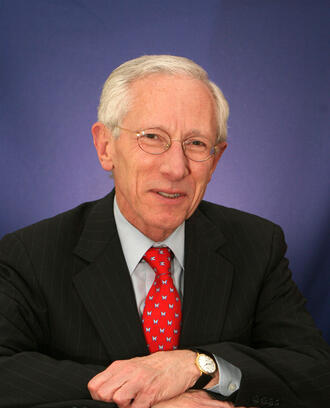 Headshot of Stanley Fischer, awarded the first Miriam Pozen Prize from MIT Sloan.