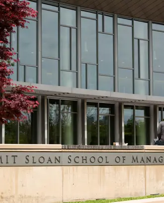 A photo of MIT Sloan