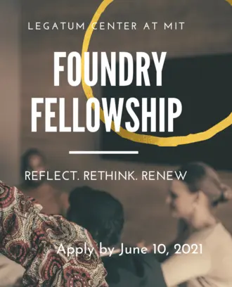 MIT Legatum Center Foundry Fellowship Banner